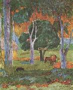 Paul Gauguin Landscape on La Dominique France oil painting artist